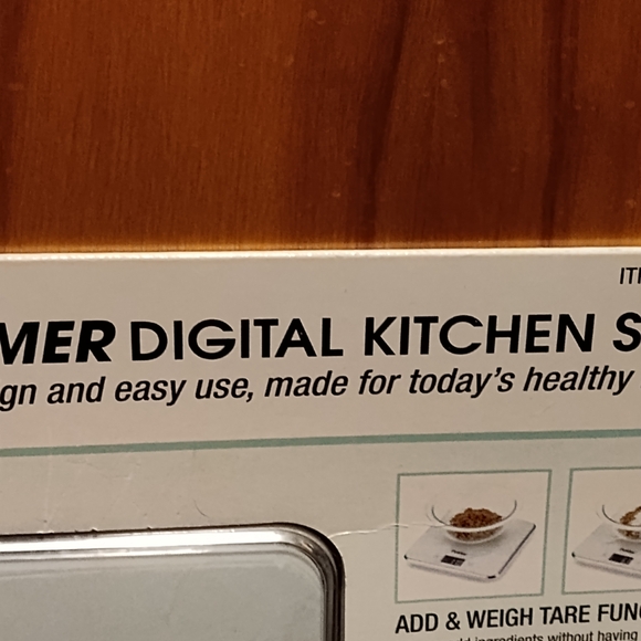 NWT!! POLDER Slimmer Digital Kitchen Scale - Picture 5 of 8